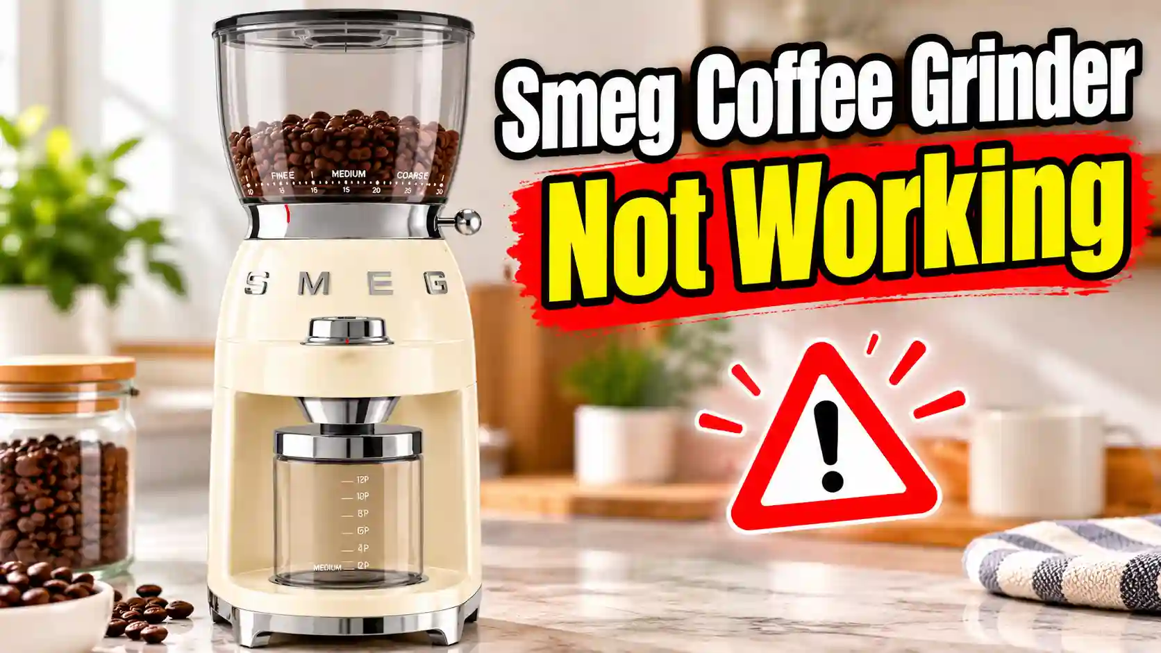 Smeg Coffee Grinder Not Working? Causes and Fixes for the CGF03 and CGF11